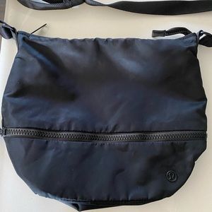 COPY - Black Lululemon purse.